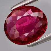 Rich 1.75ct untreated violet red Rubellite Tourmaline