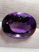 Halo flashing 24.55ct real unheated Bolivian Amethyst