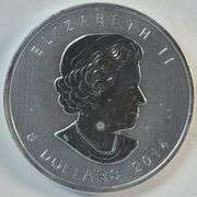 Superb Canada 2014 Arctic Fox Gem BU 1.5 oz pure Silver Coin