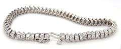 14kt White gold 5.25ctw diamond bracelet