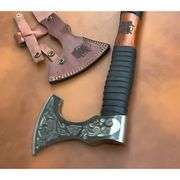 Norse Viking Axe Berserker with Leather Sheath