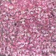360 pieces! 2.01ct diamond cut pink Sapphire set