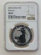 2024 Great Britain Britannia, NGC MS65