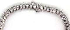 14kt White gold 5.25ctw diamond bracelet