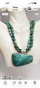 925 Sterling Silver Native American Turquoise Necklace