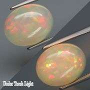 Eye catching pops of color! 4.83ct Semi-black Opal!