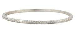 2.55ctw Round Diamond Slip On Bangle Bracelet in 14K