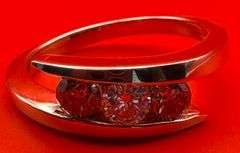 14K Rose Gold Champagne Diamond Ring of 1.05ct