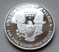 1999 Proof Silver Eagle With Box & Paper