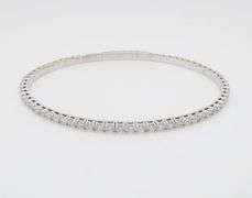 3CTW Diamond Flex Bangle Bracelet