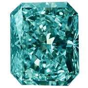 Dazzling 6 Ct Emerald Green Radiant Emerald Cut Fire Moisssanite Solitaire