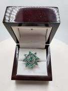 Extremely fine Victorian Emerald and diamonds ring