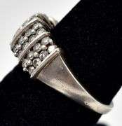 CZ Gemstone Ring in Sterling Silver