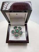 Extremely fine Victorian Emerald and diamonds ring
