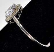 CZ Gemstone Ring in Sterling Silver