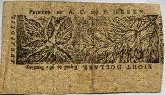 $8 April 10 1774 Maryland Colonial Note