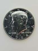 1964 Accented Hair Proof Kennedy Half Dollar, Imperfect