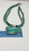 925 Sterling Silver Native American Turquoise Necklace