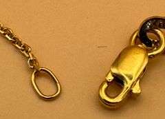 FANCY 14K YELLOW GOLD SQUARE SHAPE PAVE SET DIAMOND PENDANT NECKLACE