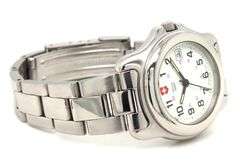 Swiss Army stainless steel watch