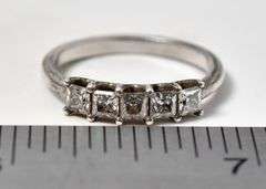 Cz Gemstone Ring in Sterling Silver