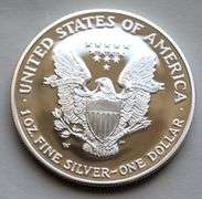 2002 W Proof Silver Eagle With Box & Paper.