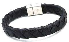 Group lot of 6 leather bracelets