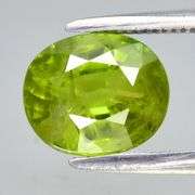 Heated only! 1.97 carats! Grass green Sapphire!