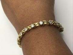 14K Yellow Gold 4.08 carats Diamond Ring
