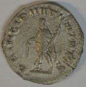 Lustrous Near Mint Herennius Etruscus Roman Silver Antoninianus, 251 AD