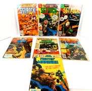 7 Vintage Military Comic Books