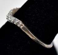 CZ Gemstone Stackable Ring in Sterling Silver