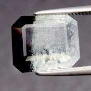 Amazing! 3.09ct black and white untreated Tourmaline!