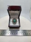 Extremely fine Victorian Emerald and diamonds ring