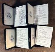 2003, 2004, 2005, & 2006 Gem Ultra Cameo Proof $1 Silver Eagles in boxes w/COA