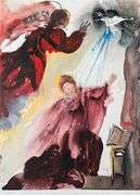 Highly Collectible and Rare Salvador Dali Original Llithograph from the 'Biblia Sacra' Suite