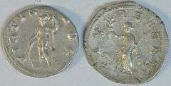 Near Mint Gordian III & Philip I Roman Silver Antoninianus, 238 to 249 AD