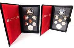 2 Royal Canadian Proof C, 1985-1986oin Sets