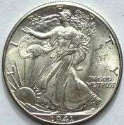 1941 Choice  BU Walikng Liberty Half