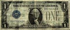 $1 1928 First Series Silver Certificate