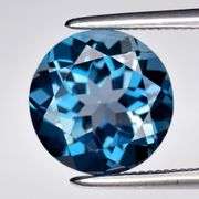 Top London blue 3.11ct Brazilian Topaz solitaire