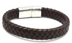 Group lot of 6 leather bracelets
