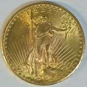 Choice BU 1927 St. Gaudens $20 Gold Piece. Flashy