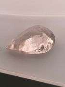 CERTIFIED 6.78 CARAT PEAR SHAPED MORGANITE