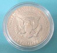 ELVIS MEETS NIXON COLORIZED HALF DOLLAR, NEW