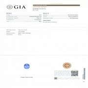 18K WHITE GOLD UNHEATED BLUE SAPPHIRE AND DIAMOND RING 3.11 C.T.W., GIA CERTIFIED