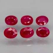 Collectors 2.49ct PIGEONS BLOOD Burmese Ruby set!!!