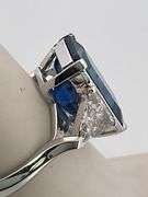 CERTIFIED BRAND NEW NATURAL BURMESE SAPPHIRE WITH DIAMOND RING