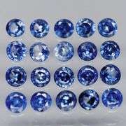 Diamond cut! 2.70ct top blue sapphire set!