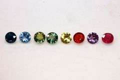 Natural Rainbow Sapphires - Lot of 8